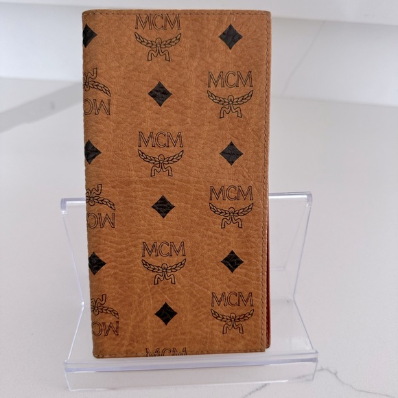 AUTH MCM Long Bifold Wallet Brown - Picture 2 of 9